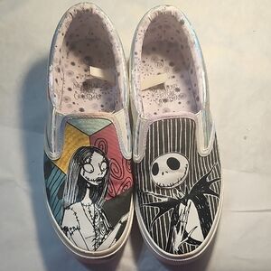 Nightmare Before Christmas Women's Slip-On Sneakers